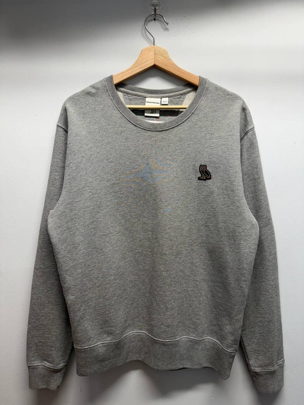 OVO October's Very Own Classic Owl Patch Crewneck Sweatshirt